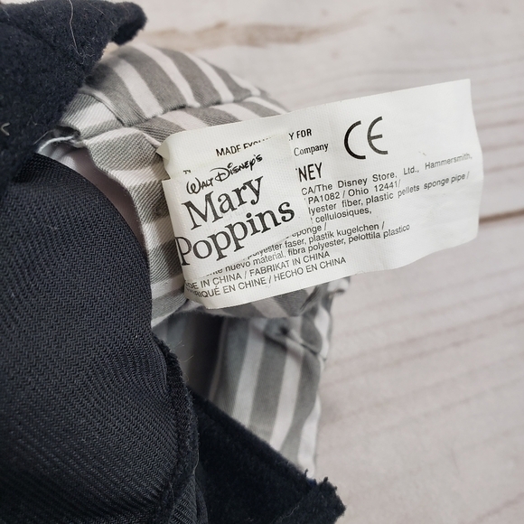 Disney Store Mary Poppins Bert Beanbag Plush Doll Chimney Sweeper 10.5 Inch - Picture 7 of 10